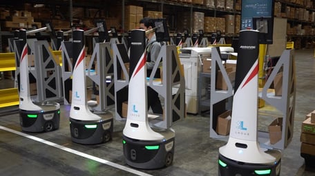 fulfillment warehouse robots